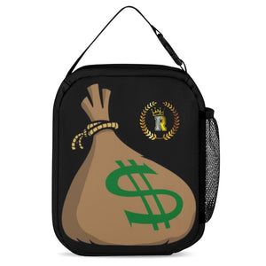 Royalty Crown IR Money Bag Stackin Three piece Backpack, Lunch Bag & Pencil Case set combination
