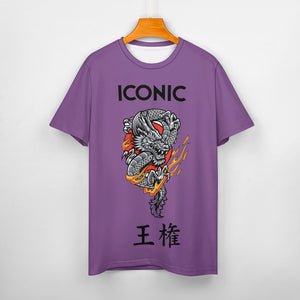 Iconic Royalty Japanese Dragon 100% Cotton T-shirt