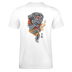 Iconic Royalty Japanese Dragon 100% Cotton T-shirt