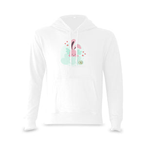 Crown I.R. Pink Bunny Rabbit 100% Cotton Classic Hoodie