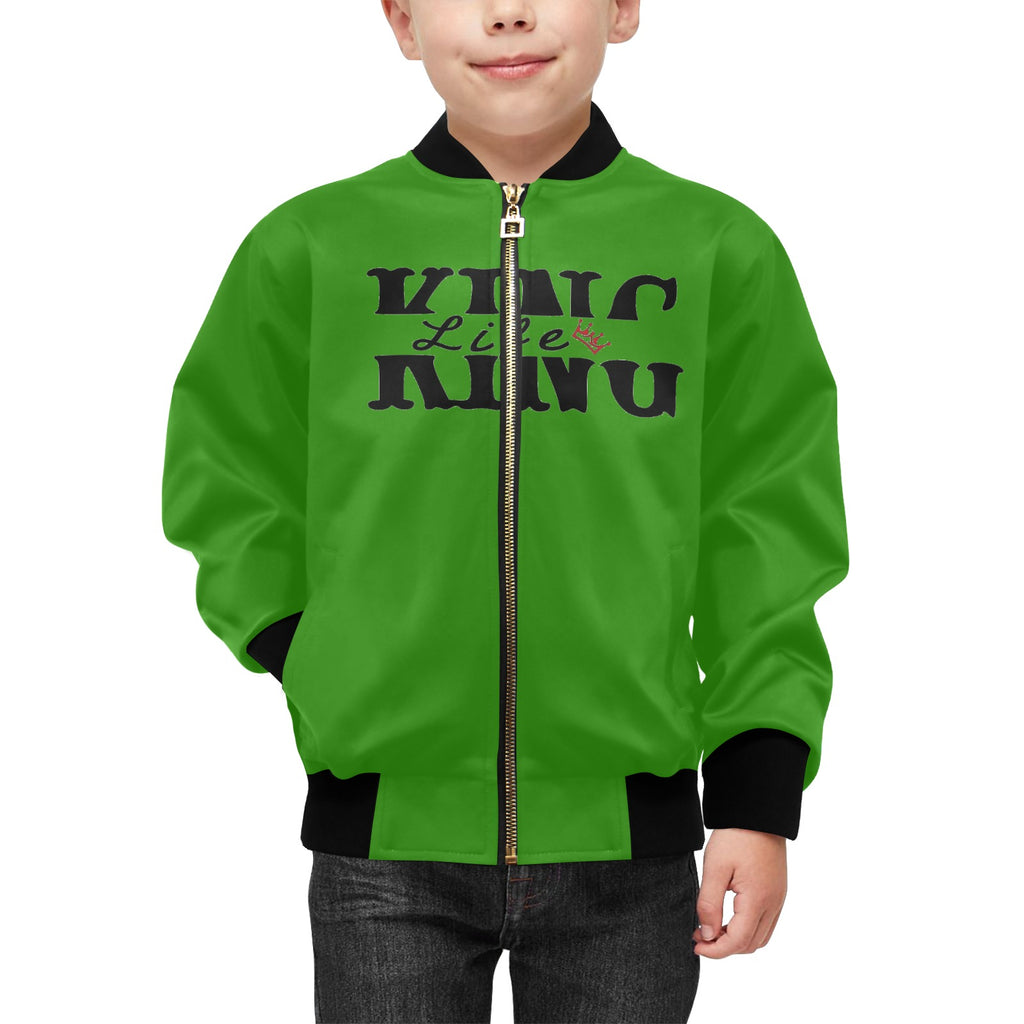 King Life Kid's Bomber Jacket with Pockets