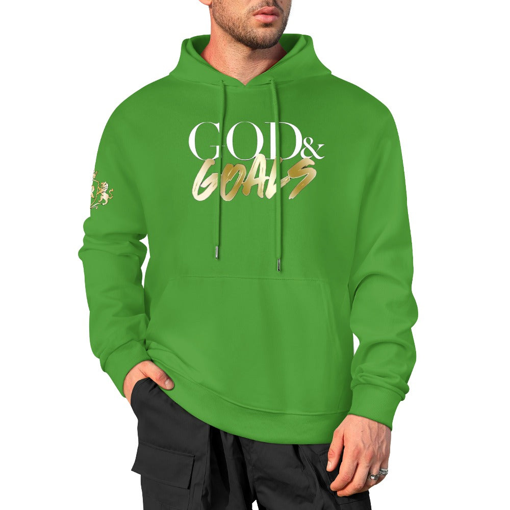 GOD & GOALS 100% cotton hoodie