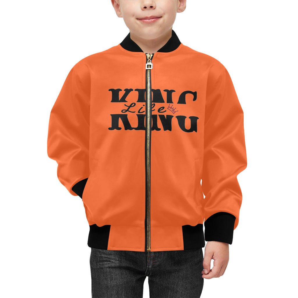 King Life Kid's Bomber Jacket with Pockets