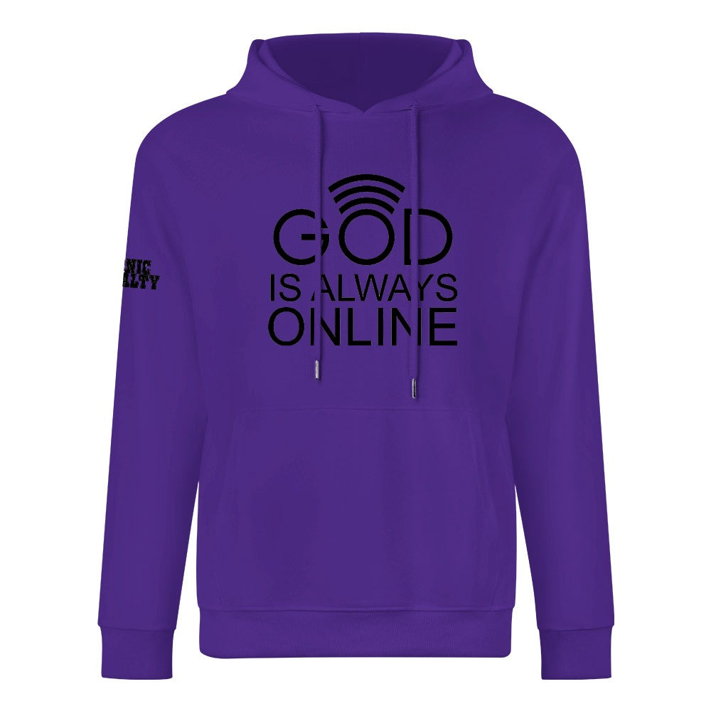 GOD IS ALWAYS ONLINE 100% cotton hoodie