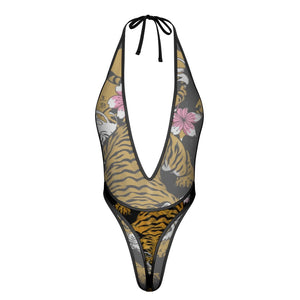 Iconic Royalty Japanese Tiger Women's jumpsuit underwear swimsuit