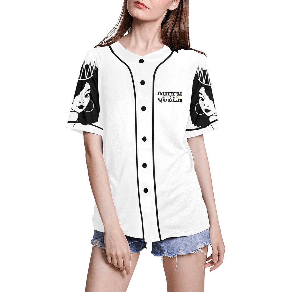 Queen Life Crown Diva Baseball Jersey