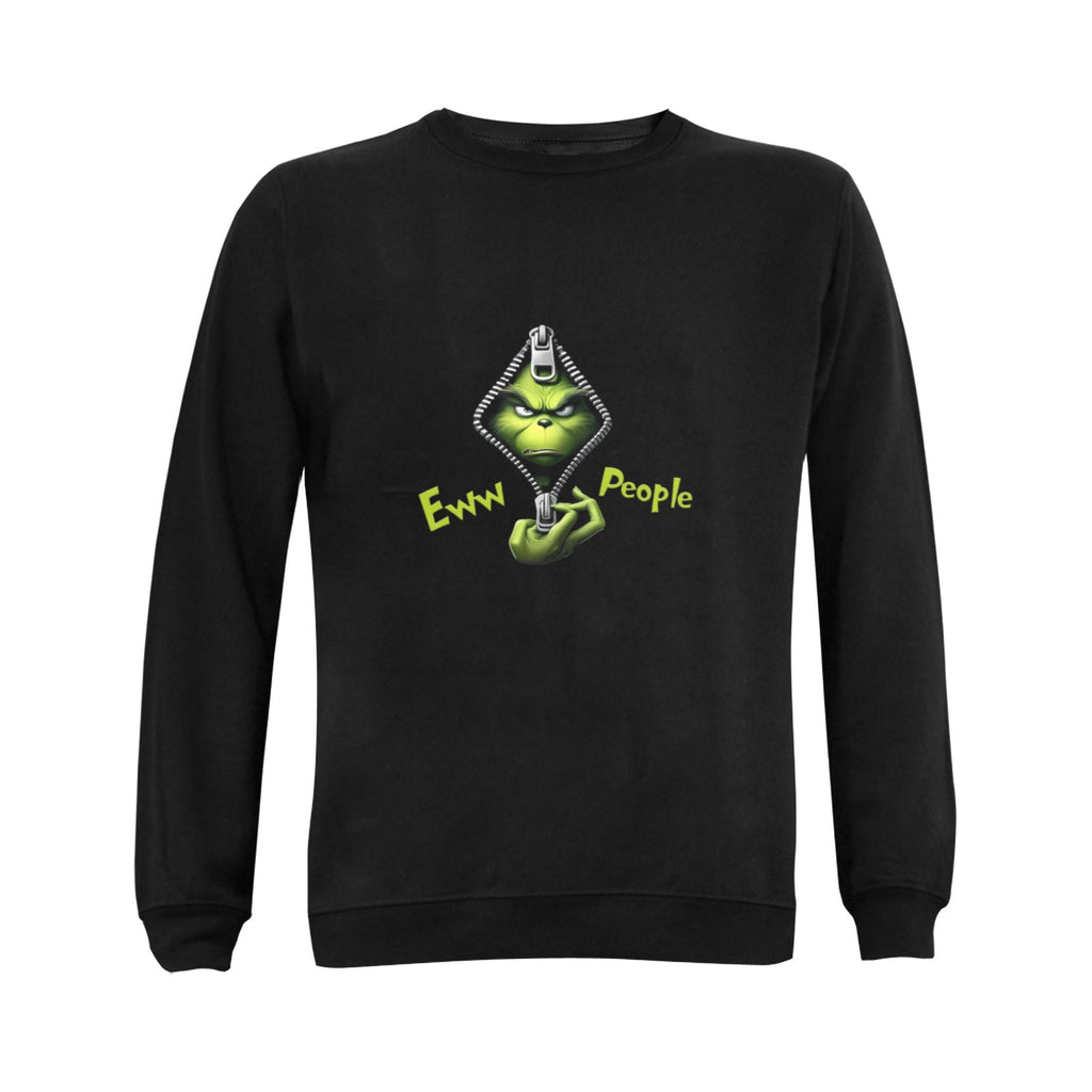 Grinch Eww People Men's Classic Fuzzy Sweatshirt