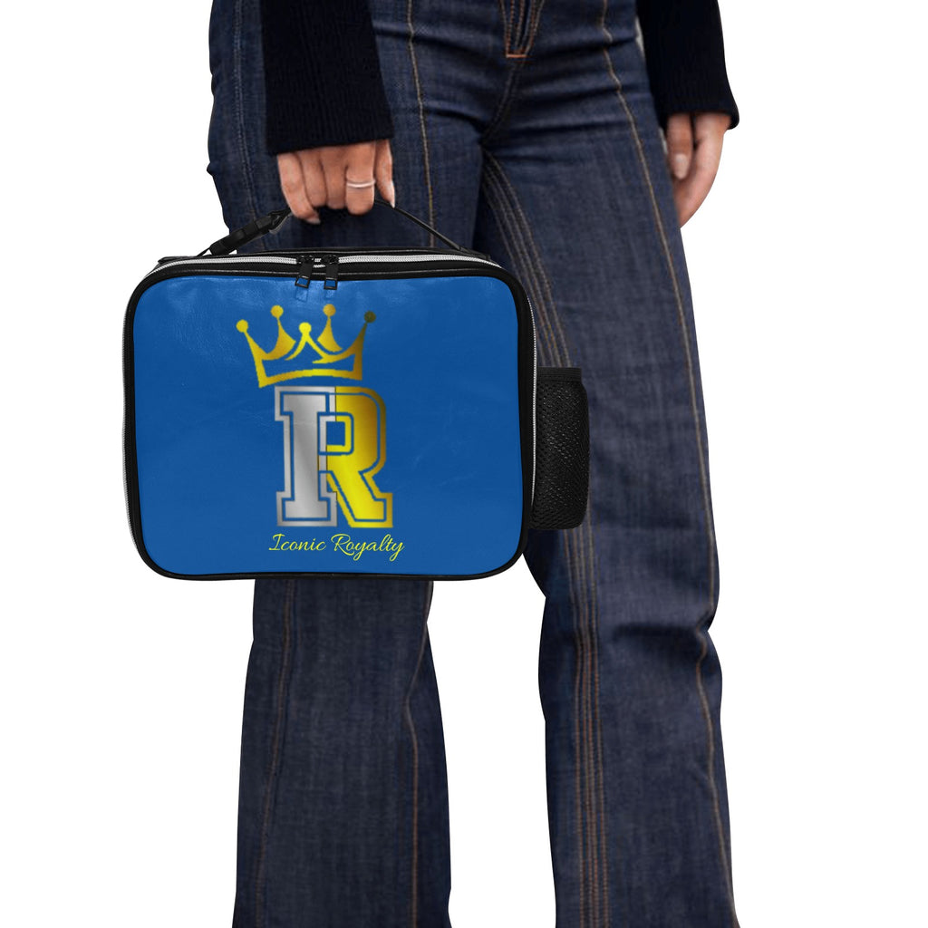 Iconic Royalty Crown I.R PU Leather Lunch Bag