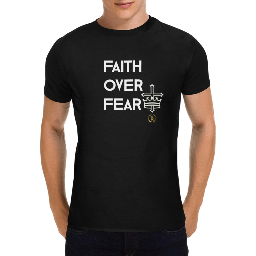 Faith Over Fear T-shirt 100% Cotton
