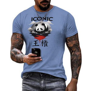 Iconic Royalty Japanese Panda Collection Cotton T-shirt
