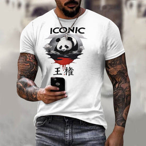 Iconic Royalty Japanese Panda Collection Cotton T-shirt