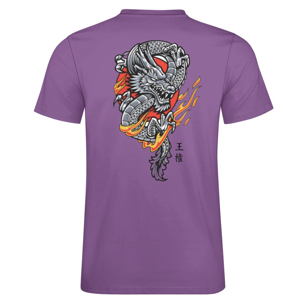 Iconic Royalty Japanese Dragon 100% Cotton T-shirt