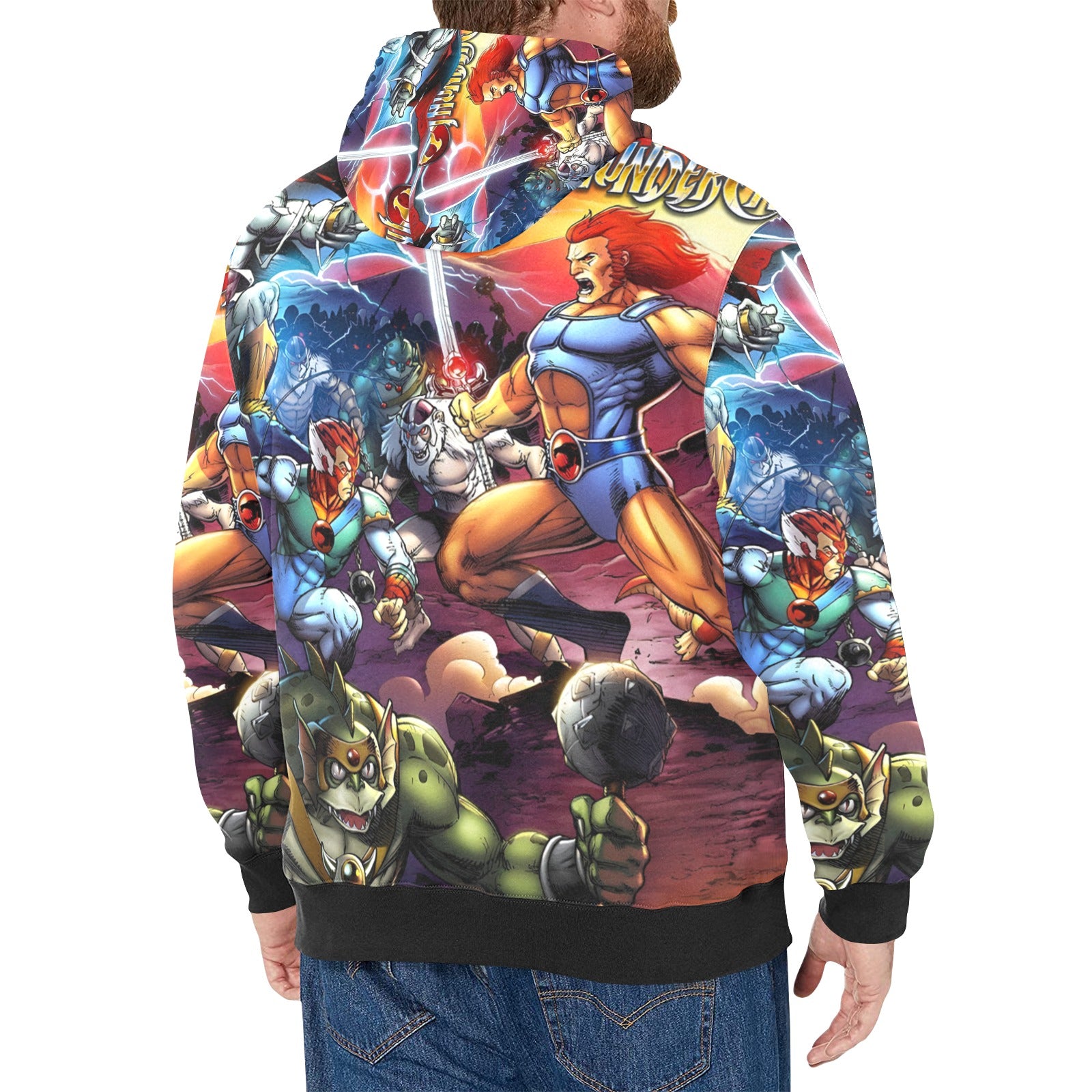 THUNDER CATS Long Sleeve Fleece Hoodie