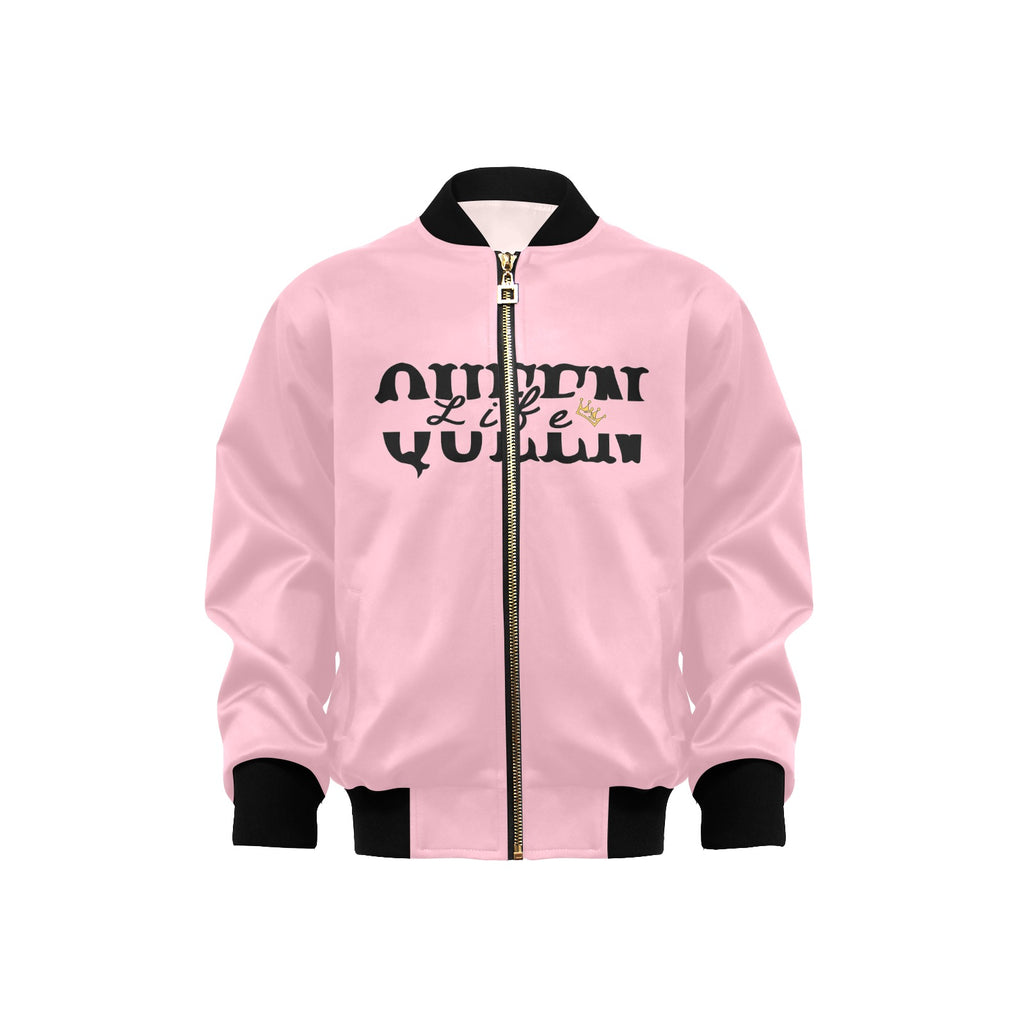 Queen Life Kid's Bomber Jacket with Pockets