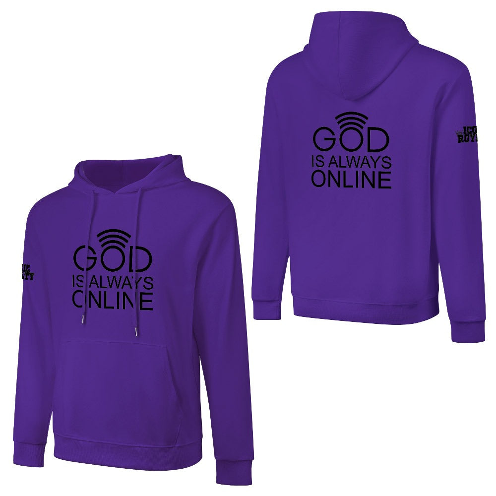 GOD IS ALWAYS ONLINE 100% cotton hoodie