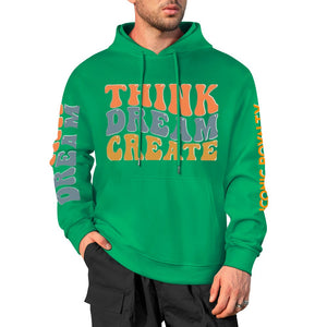 Think Dream Create Iconic Royalty 100% Cotton Hoodie