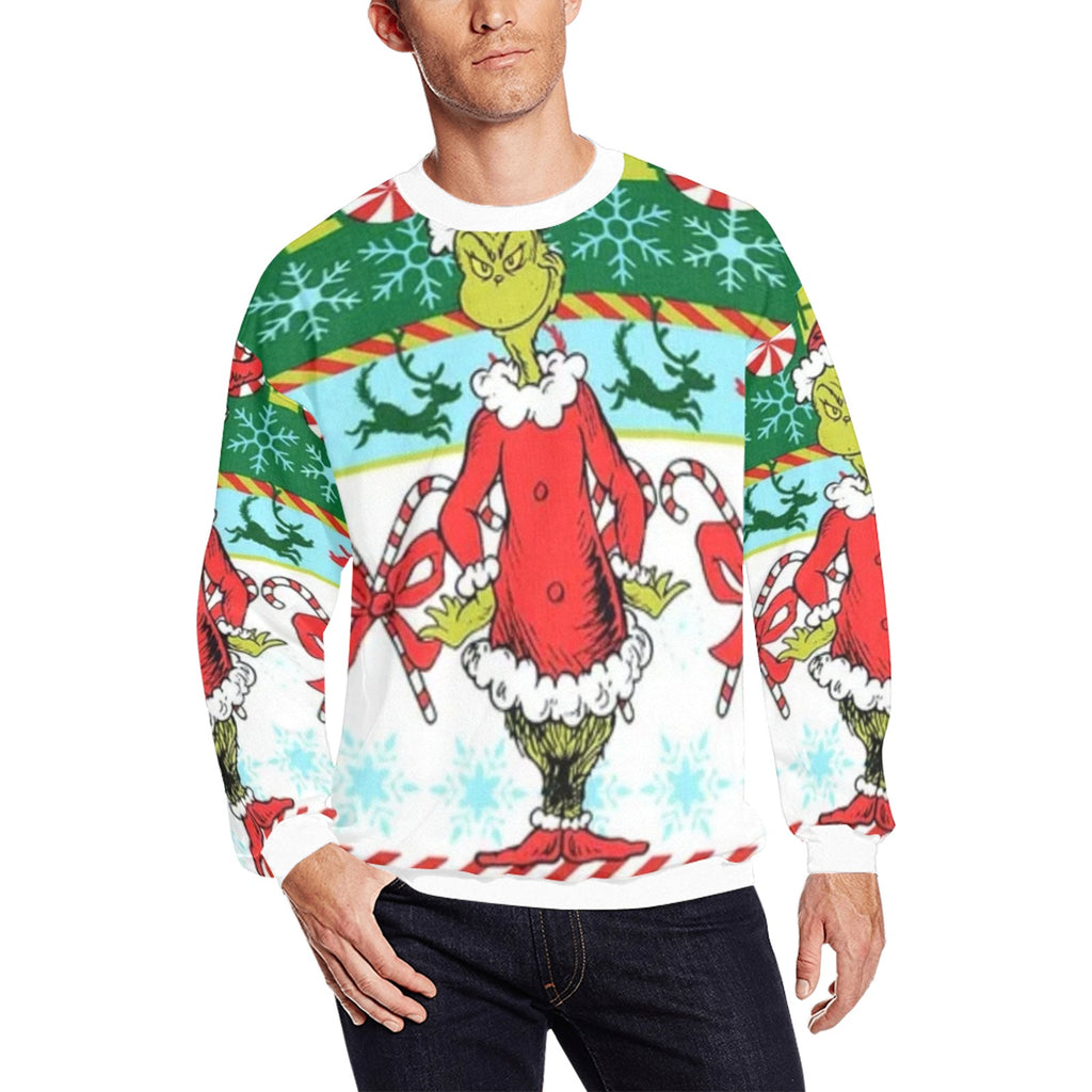 Grinch Christmas Fuzzy Sweatshirt