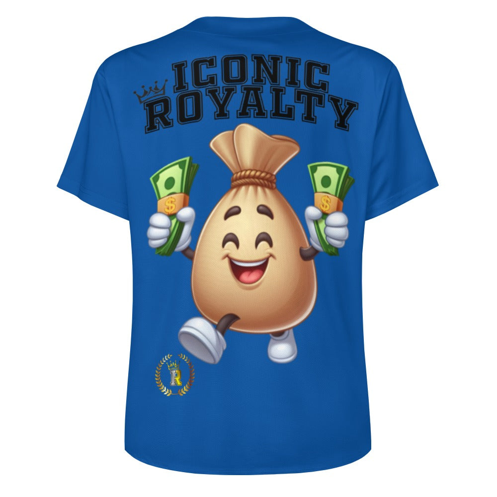 Iconic Royalty Crown IR Happy Money Bag allstar baseball jersey