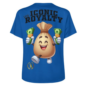 Iconic Royalty Crown IR Happy Money Bag allstar baseball jersey