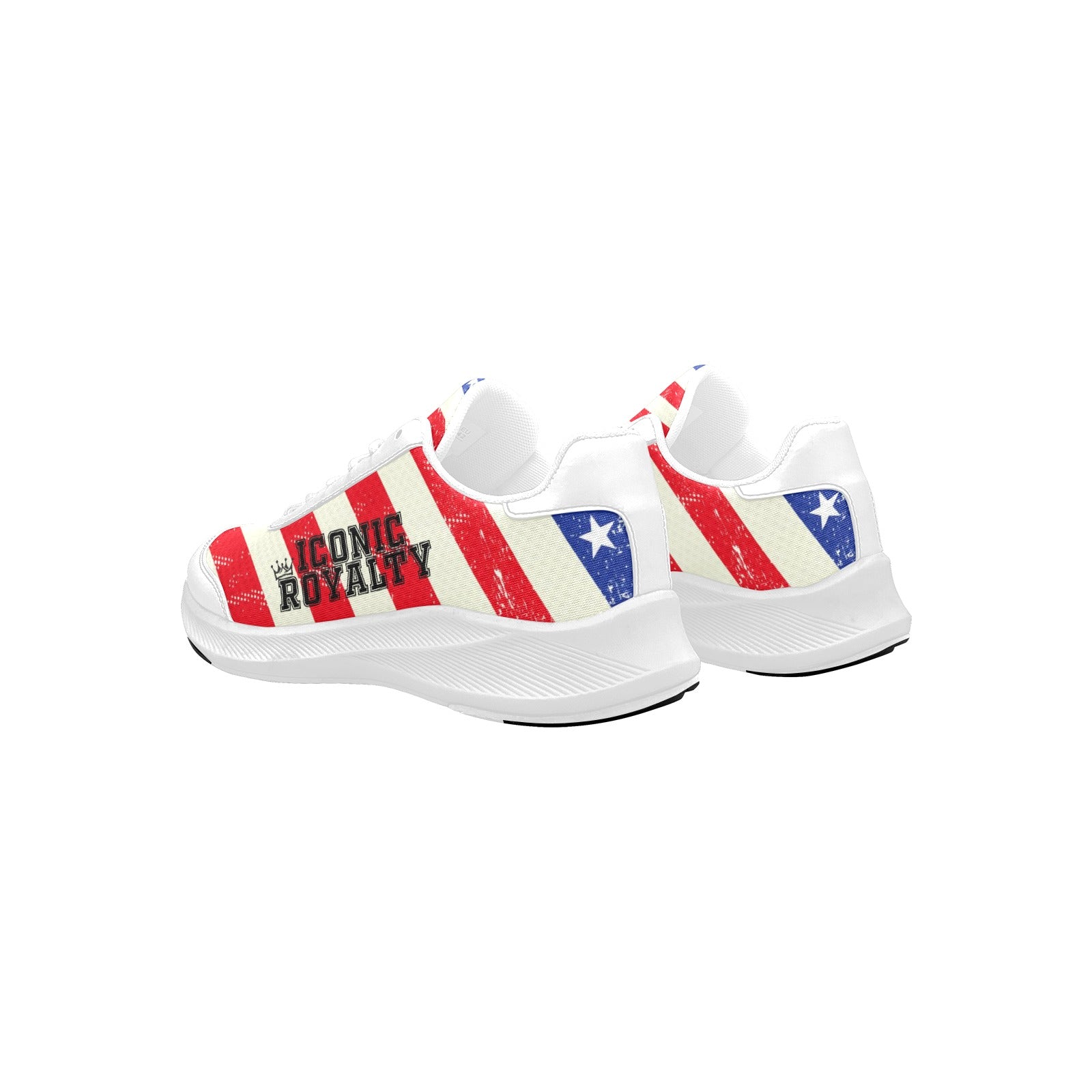 Iconic Royalty American Flag Mudguard Running Shoes