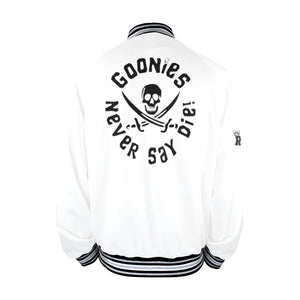 GOONIES Striped Trim Bomber Jacket