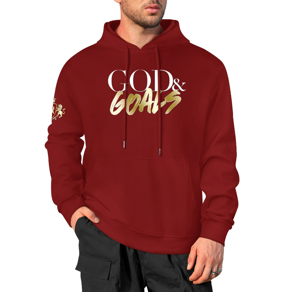 GOD & GOALS 100% cotton hoodie