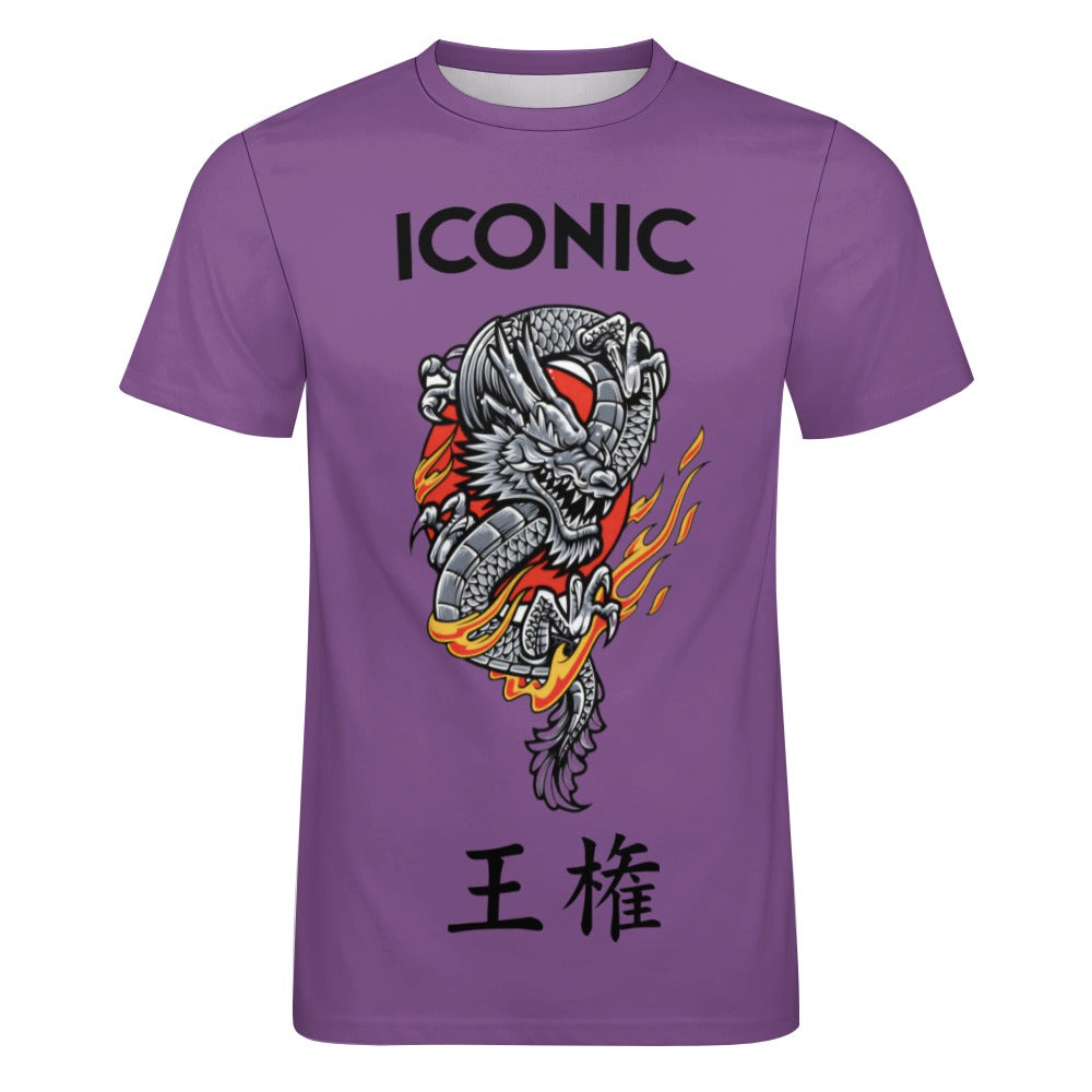 Iconic Royalty Japanese Dragon 100% Cotton T-shirt