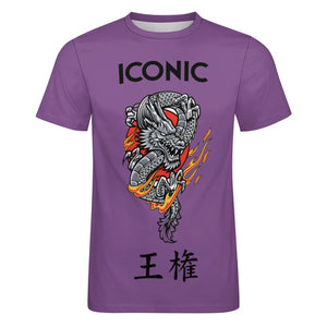 Iconic Royalty Japanese Dragon 100% Cotton T-shirt