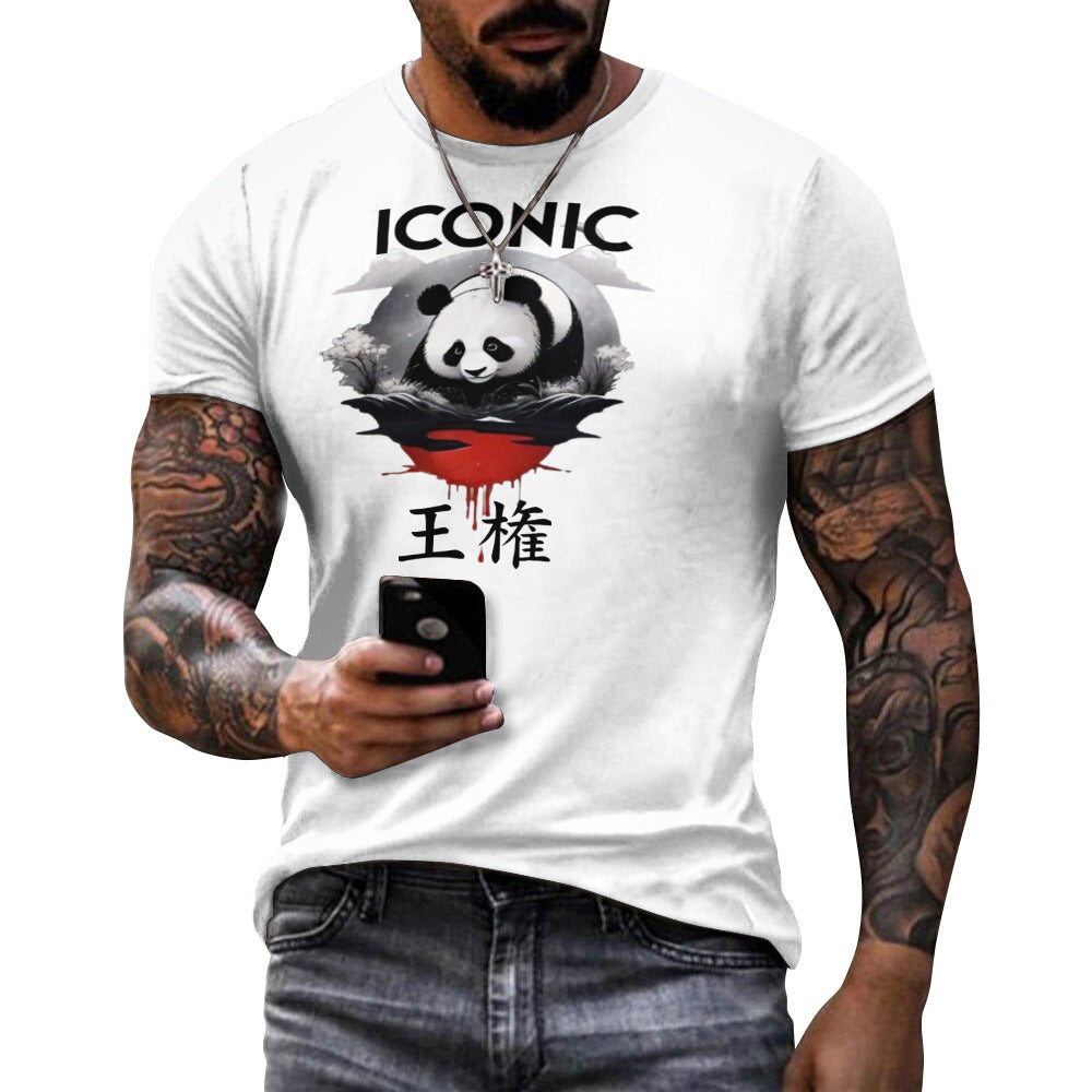 Iconic Royalty Japanese Panda Collection Cotton T-shirt