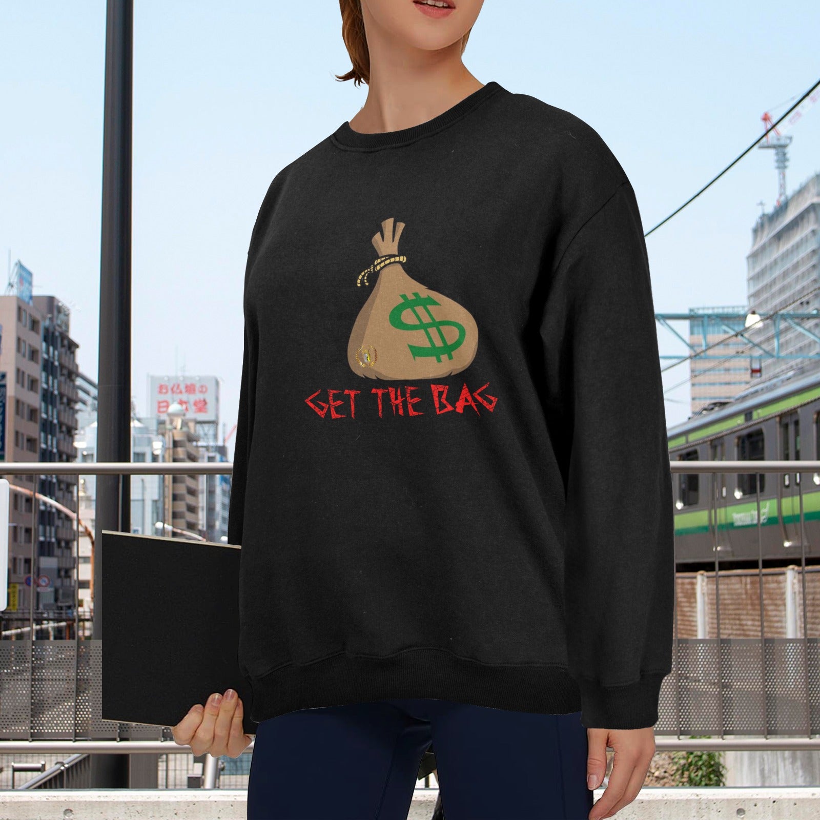 GET THE BAG Unisex Fleece Sweatshirt