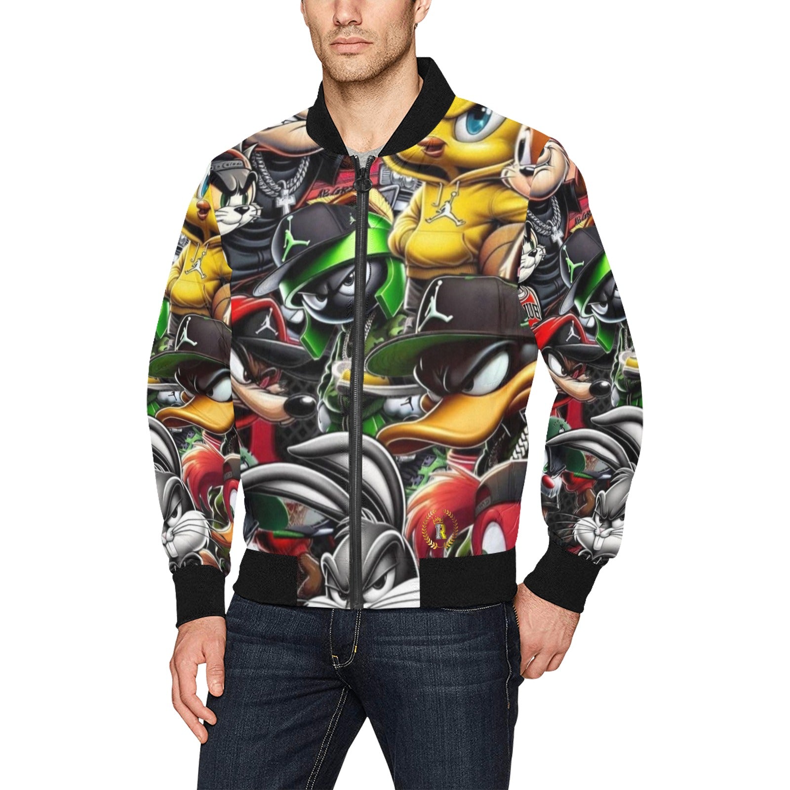 LOONEY TUNES All Over Print Bomber Jacket