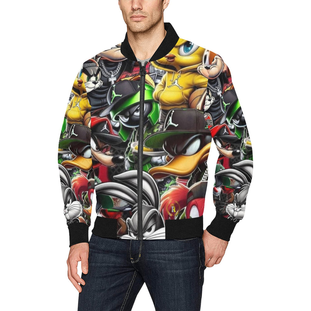 LOONEY TUNES All Over Print Bomber Jacket