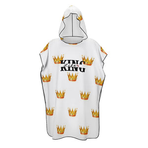 King Life Gold Crown Hoodie Beach towels