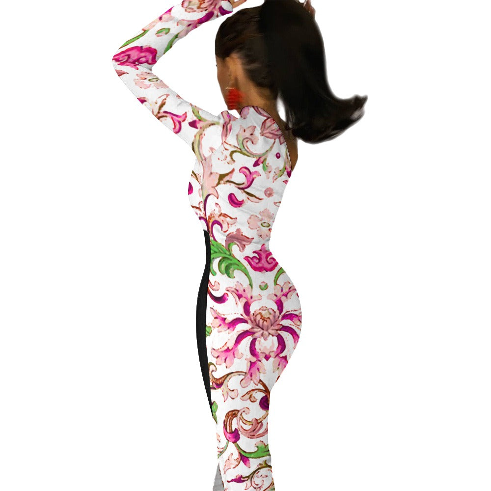 Queen Diva Half Sleeve Slit Dress