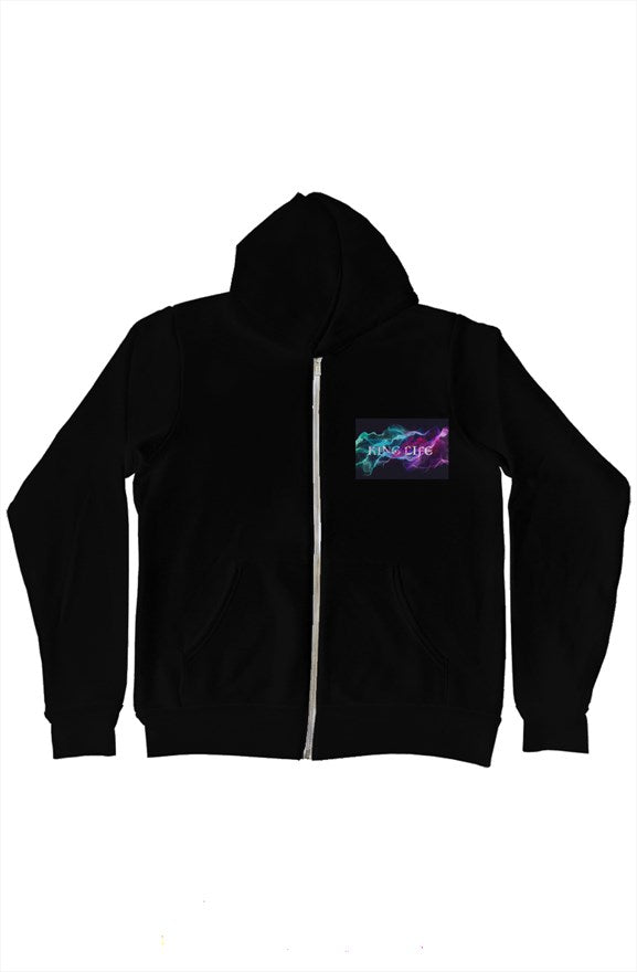 Iconic Royalty Color Splash Zip Hoody Hoodies