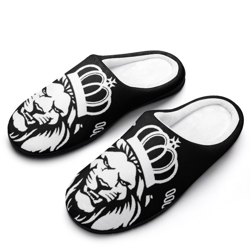 Crown Lion Cotton slippers