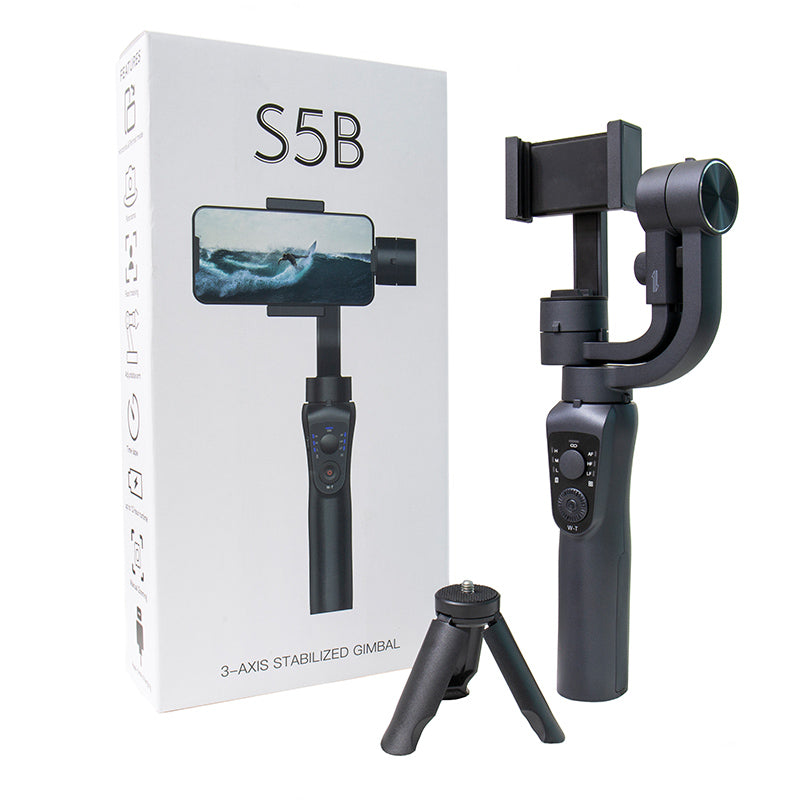 Face Automatic Tracking Handheld 3 Axis Gimbal Stabilizer With Focus Zoom Button