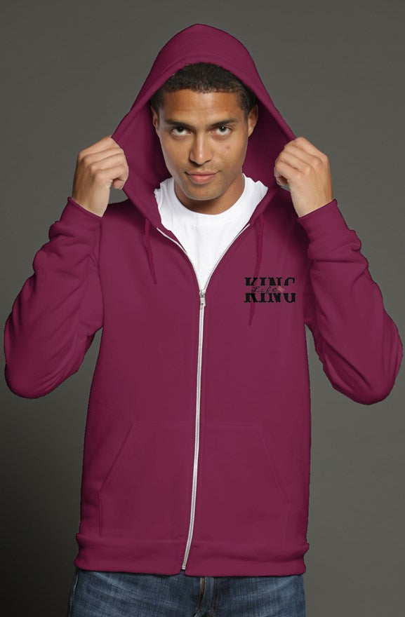 King Life Genuine Design Zip Hoodie