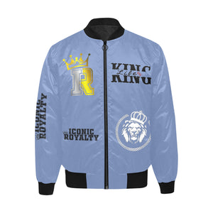 Crown I.R. King Life Crown Lion Men's Quilted Bomber Jacket