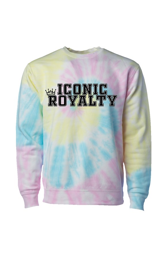 Iconic Royalty Tie Dye Sunset Swirl Sweatshirt