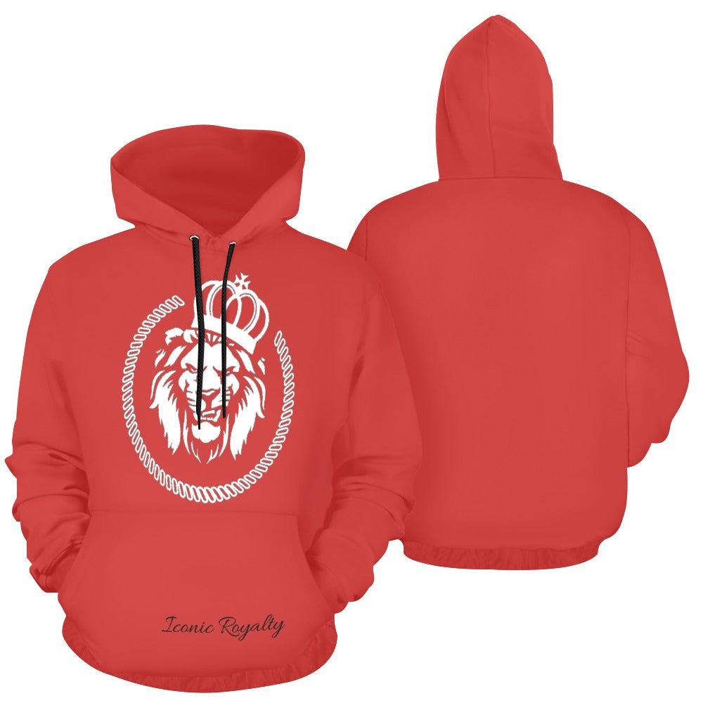 Iconic Royalty Crown Lion Men's Hoodie