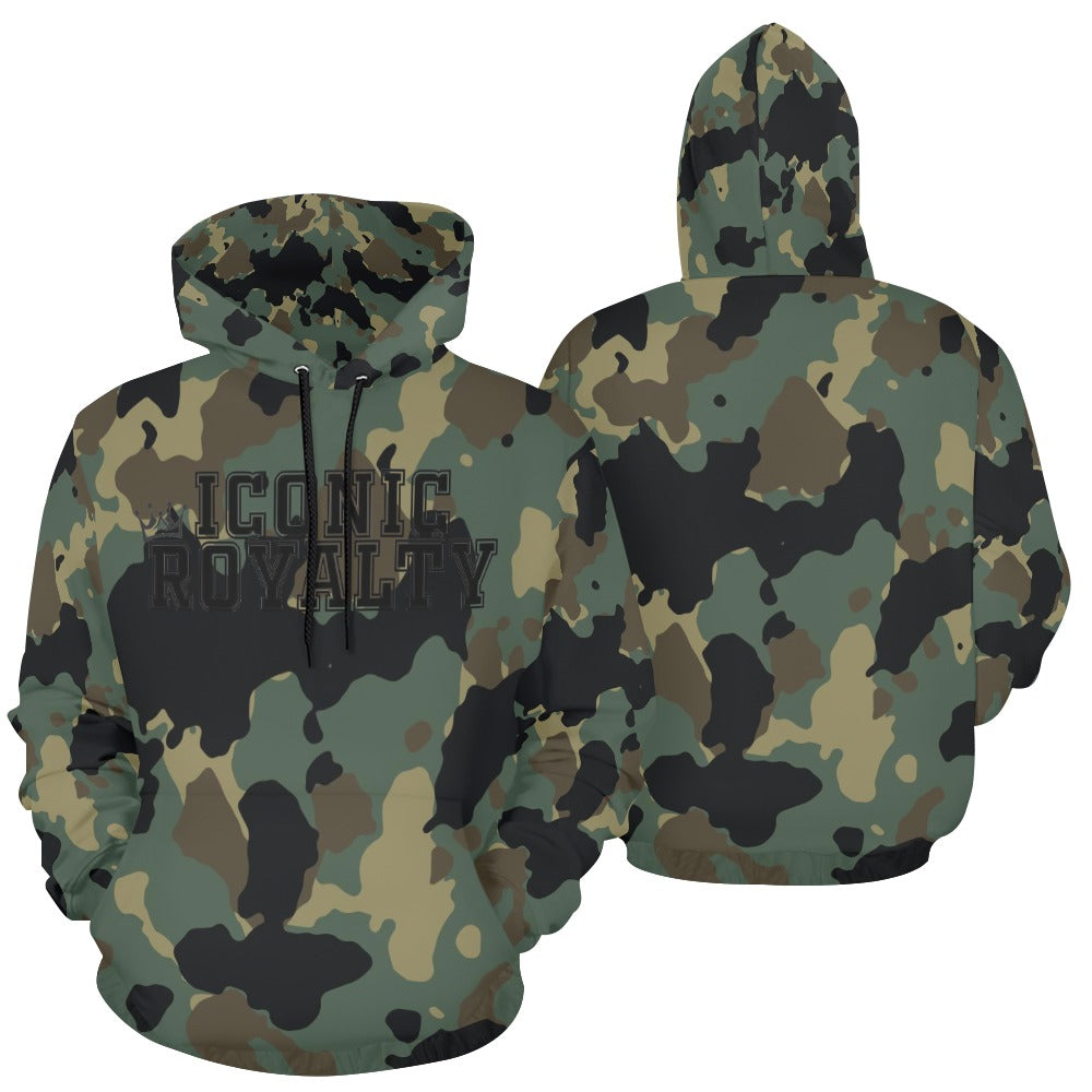 Iconic Royalty Men's Camouflage  Hoodie
