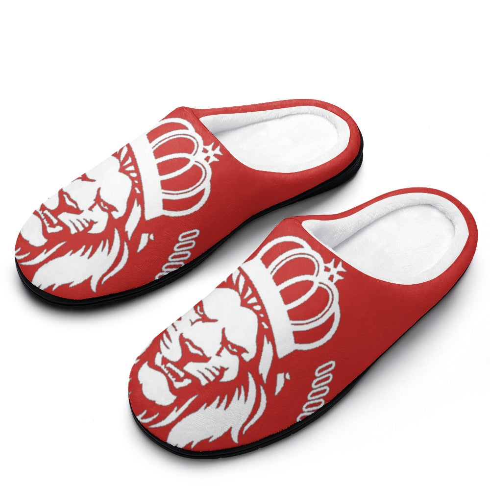 Crown Lion Cotton slippers