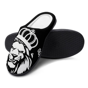 Crown Lion Cotton slippers